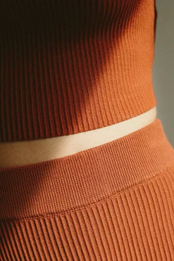 Ribbed Knit Skirt