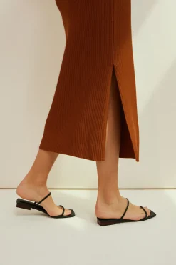 Ribbed Knit Skirt