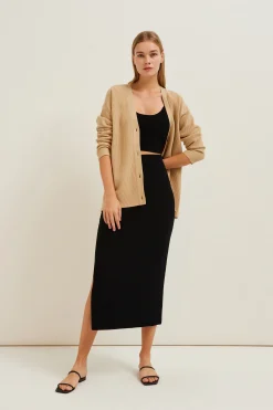 Ribbed Knit Skirt