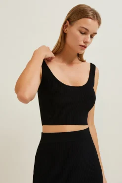Ribbed Knit Skirt