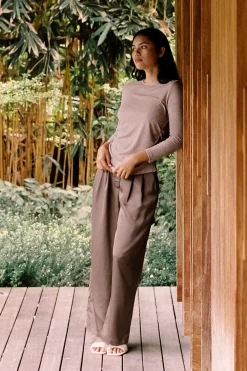 Ruched Jersey Top