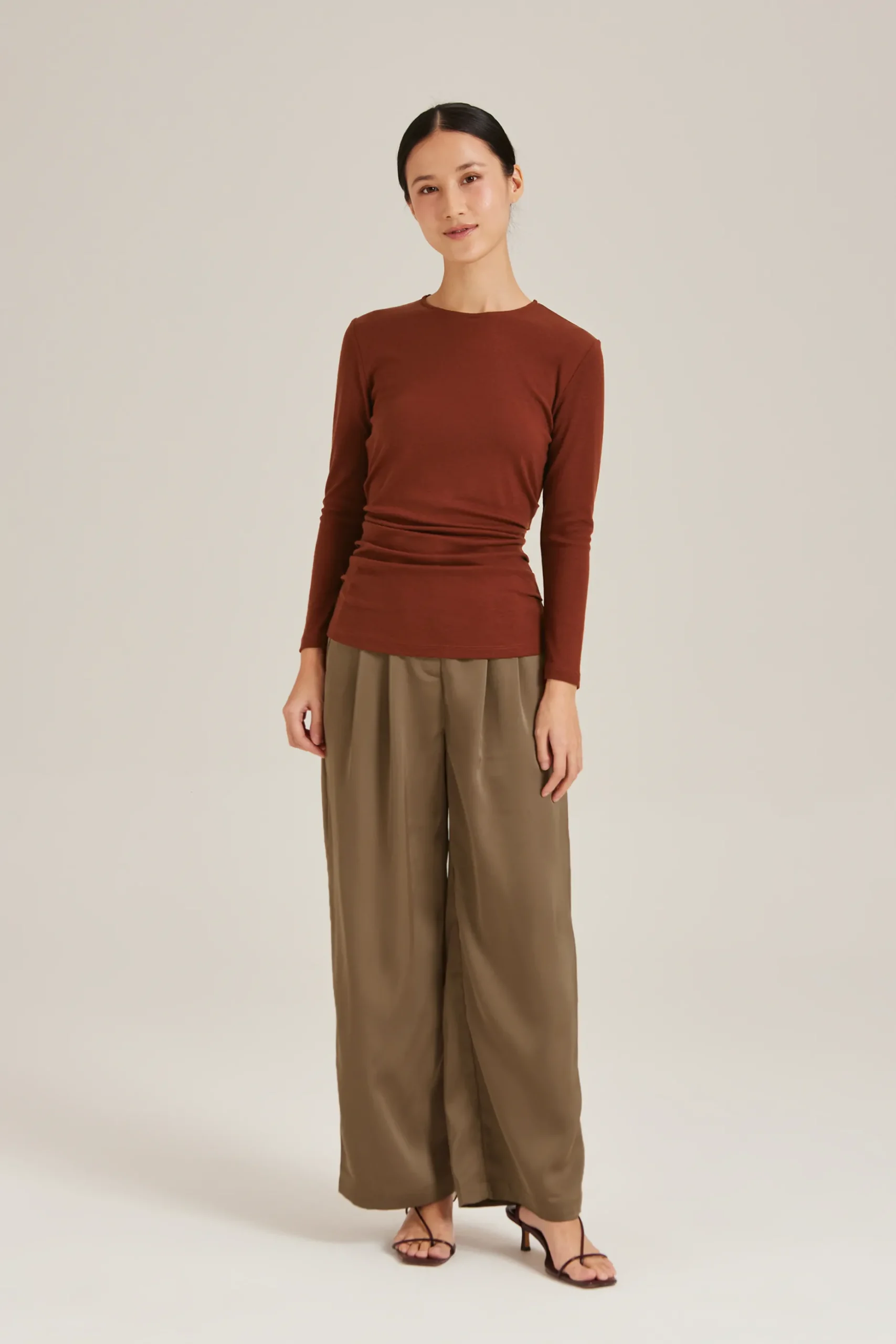 Ruched Jersey Top