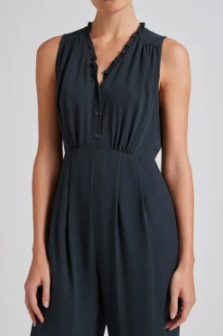 Ruffle Collar Jumpsuit