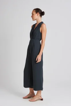 Ruffle Collar Jumpsuit