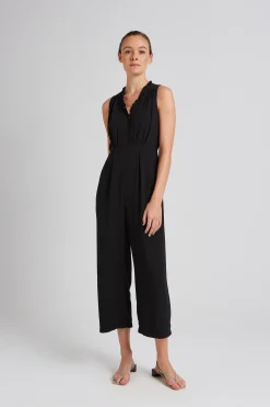 Ruffle Collar Jumpsuit