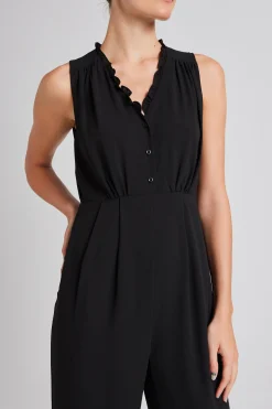 Ruffle Collar Jumpsuit