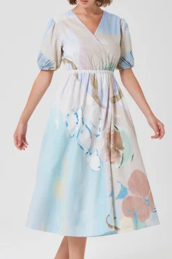 Savour Cotton Wrap Dress