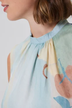 Savour Gathered Shift Top