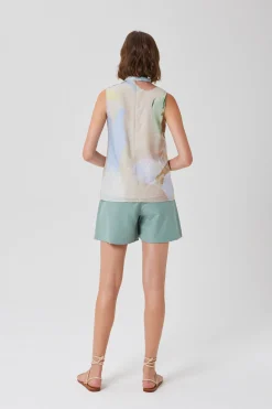 Savour Gathered Shift Top