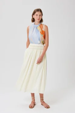 Savour Gathered Shift Top