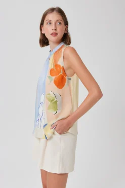 Savour Gathered Shift Top