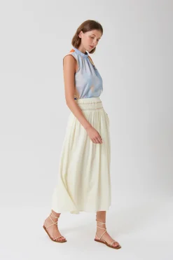 Savour Gathered Shift Top