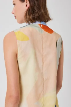 Savour Gathered Shift Top