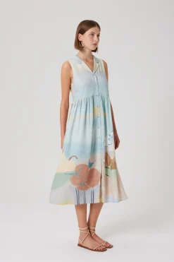 Savour Lyocell Midi Dress