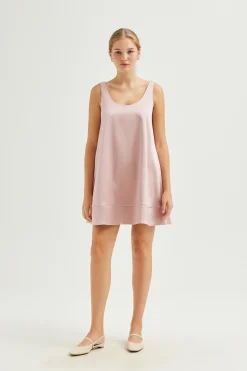 Scoop-Neck Swing Dress