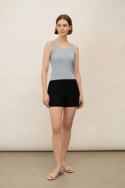 Silk Knit Shorts