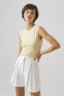 Sleeveless Viscose Knit Top