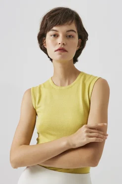 Sleeveless Viscose Knit Top