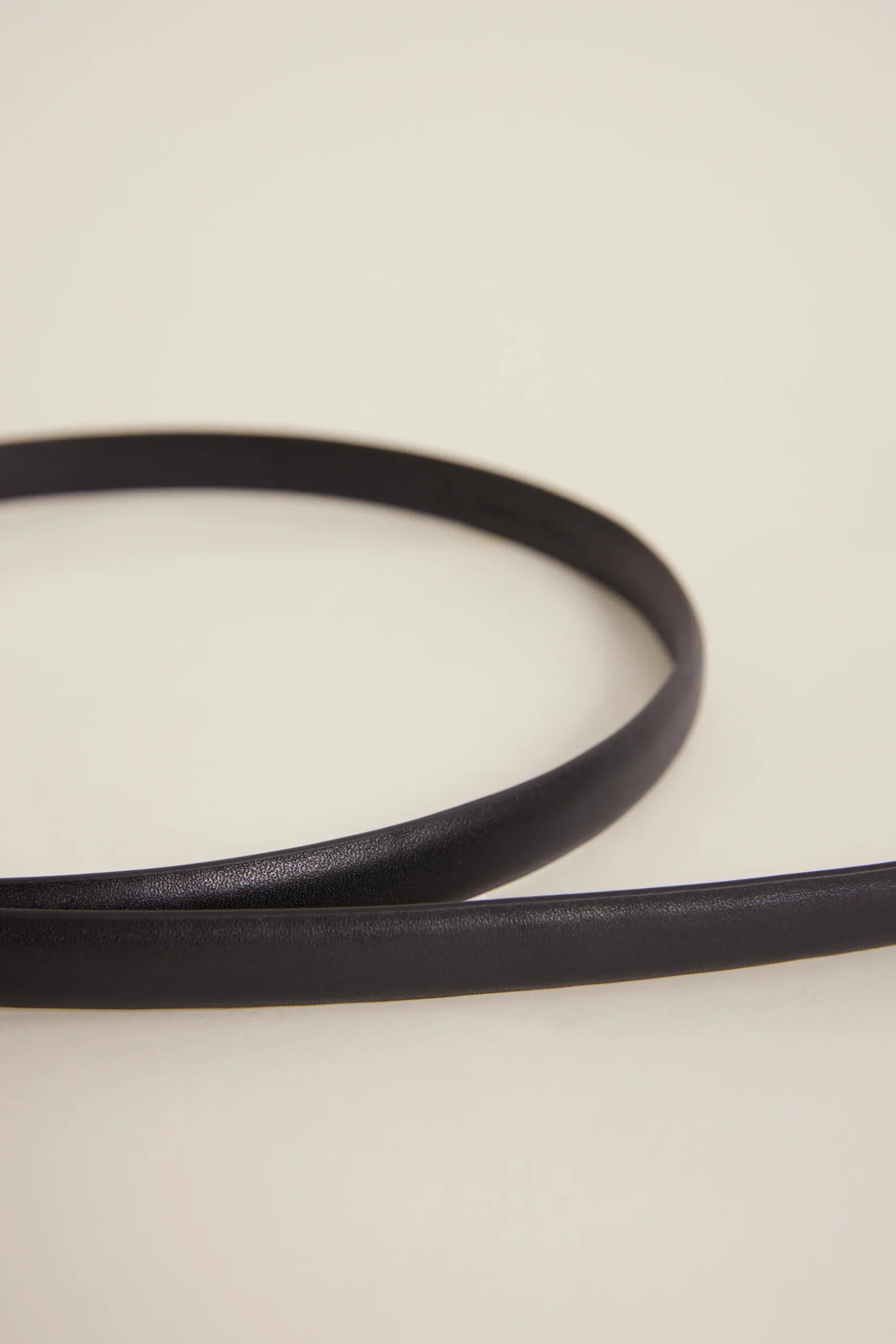 Slim Leather Belt