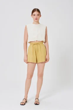 Smocked Crop Top