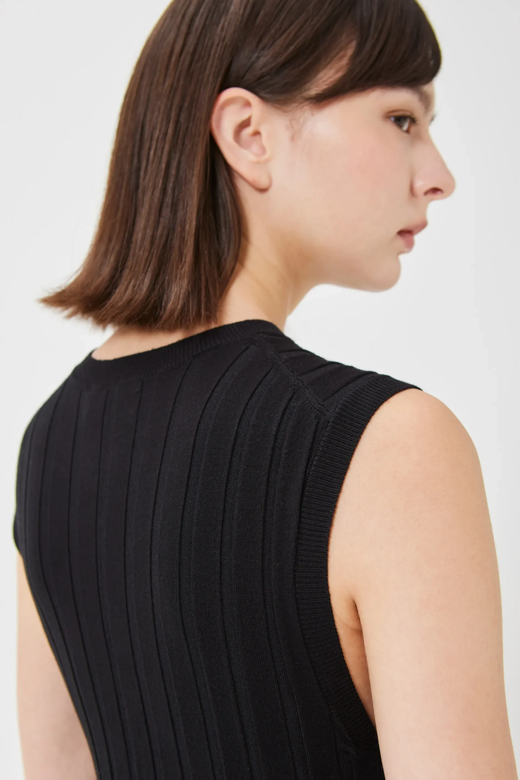 Soft Ribbed Knit Midi Dress