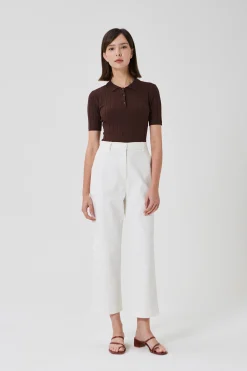 Soft Ribbed Knit Polo