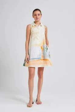 Soleil Cotton Shift Dress