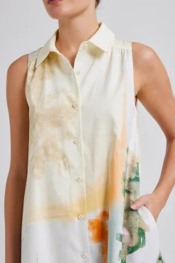 Soleil Cotton Shift Dress