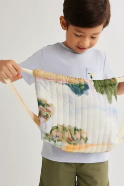 Soleil Quilted Drawstring Bag