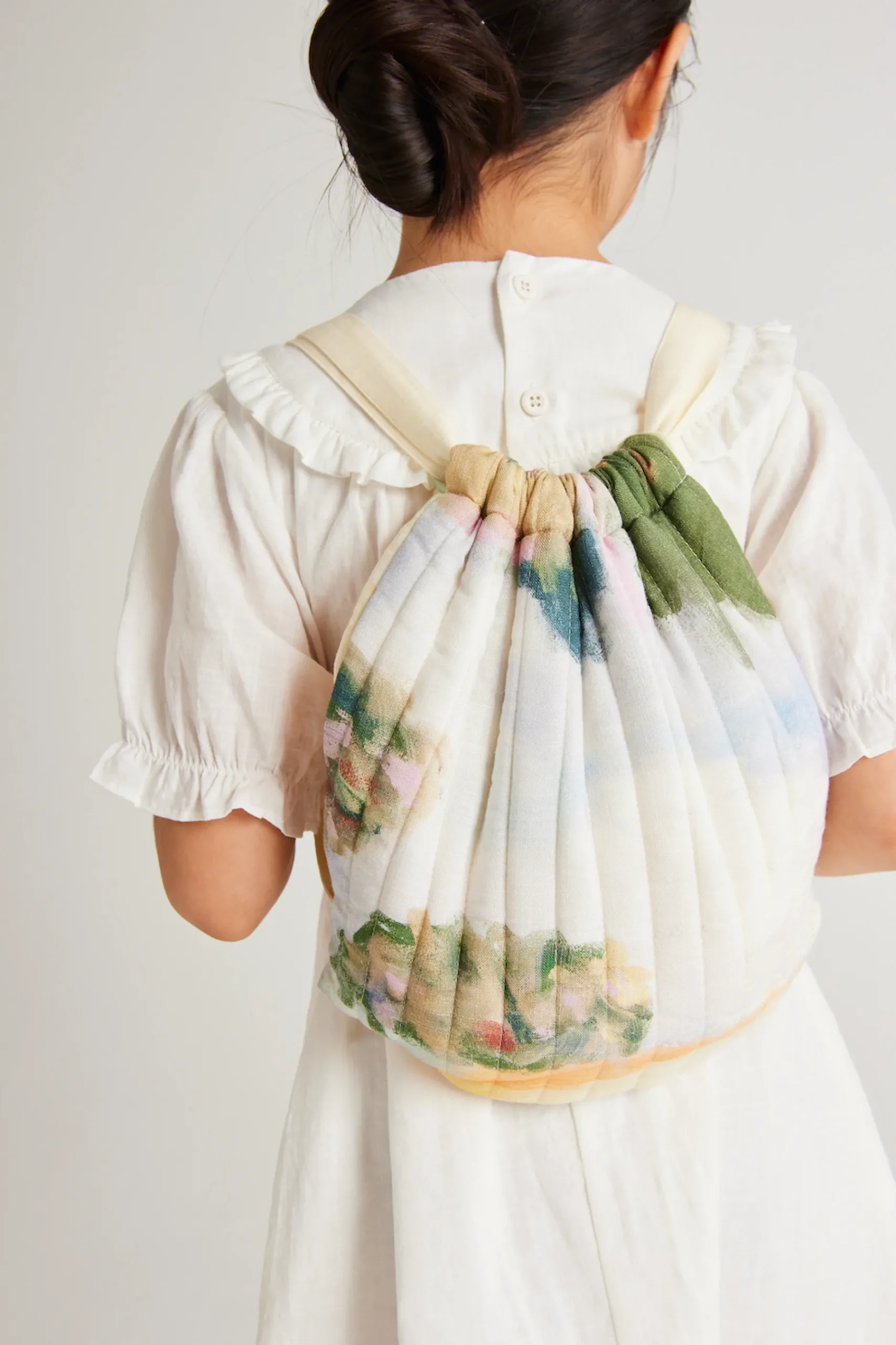 Soleil Quilted Drawstring Bag