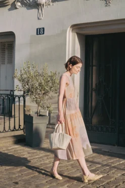 Soleil Rayon Tiered Dress