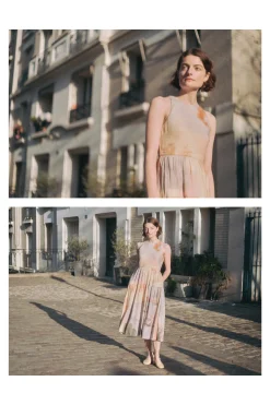 Soleil Rayon Tiered Dress