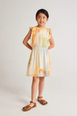 Soleil Ruffle Sleeve Dress