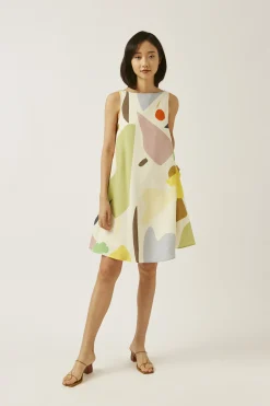 Splendour Boat-Neck Shift Dress