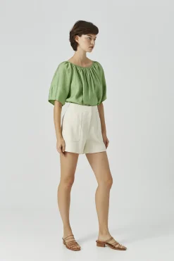 Stitch Pockets Shorts