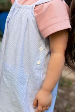 Striped Cotton Jumpsuit