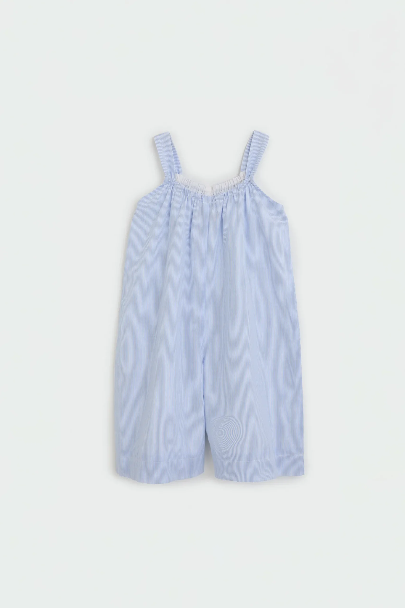 Striped Cotton Jumpsuit
