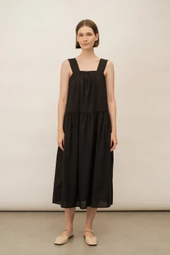 Striped Cotton Tent Dress