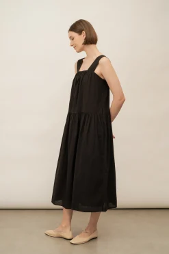 Striped Cotton Tent Dress