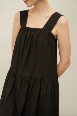 Striped Cotton Tent Dress
