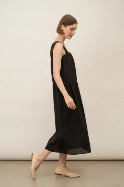 Striped Cotton Tent Dress