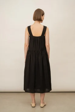 Striped Cotton Tent Dress