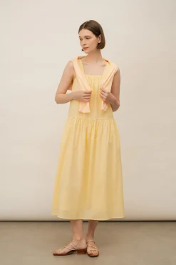 Striped Cotton Tent Dress