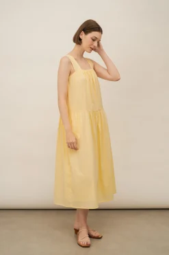 Striped Cotton Tent Dress