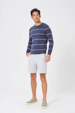 Striped Crew-Neck Jumper