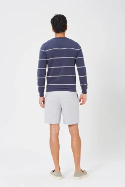 Striped Crew-Neck Jumper