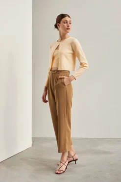 Tailored Straight-Leg Pants