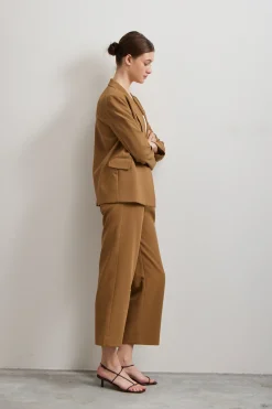 Tailored Straight-Leg Pants