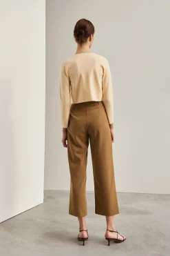 Tailored Straight-Leg Pants