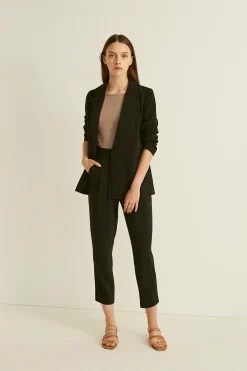 Tapered Pleat Pants